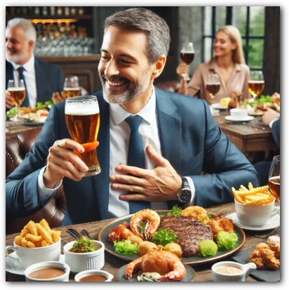 Target Frequent Social Eaters